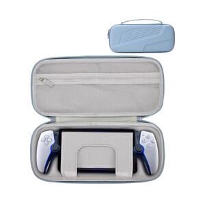 Hard Shell Carrying Case for Playstation Portal Remote Player PS5 Misty Blue New